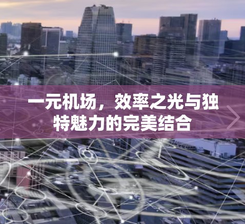 一元机场，效率之光与独特魅力的完美结合