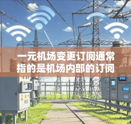 一元机场变更订阅通常指的是机场内部的订阅服务进行调整或变更。如果您需要处理订阅变更，以下是一些可能的步骤或建议