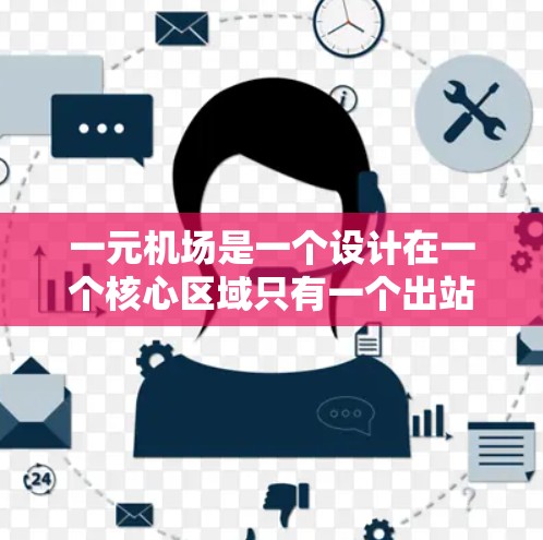 一元机场是一个设计在一个核心区域只有一个出站口的机场，通常包括以下几个主要部分
