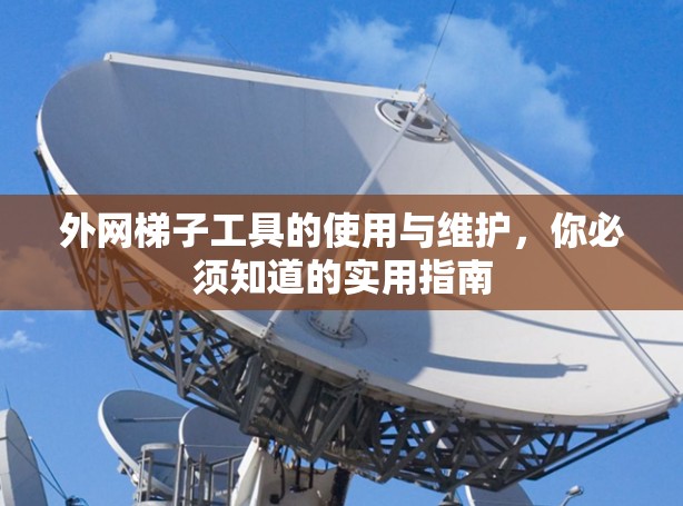 外网梯子工具的使用与维护，你必须知道的实用指南
