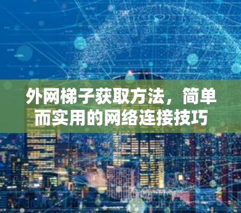 外网梯子获取方法，简单而实用的网络连接技巧