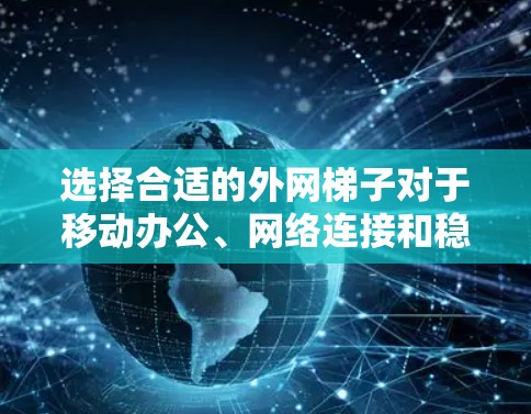 选择合适的外网梯子对于移动办公、网络连接和稳定性非常重要。以下是越南地区的推荐，供你参考