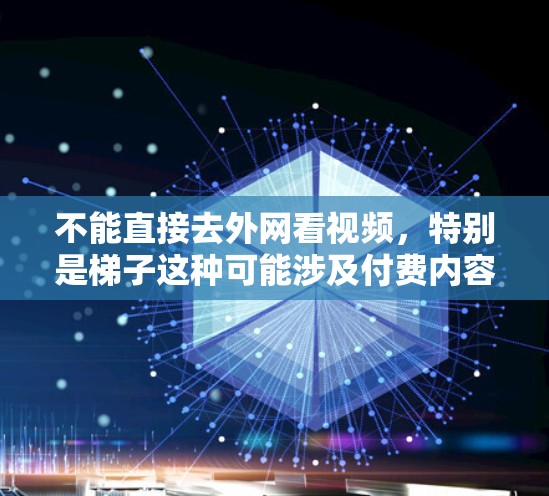 不能直接去外网看视频，特别是梯子这种可能涉及付费内容的视频，需要根据视频类型和是否需要付费来决定是否能访问