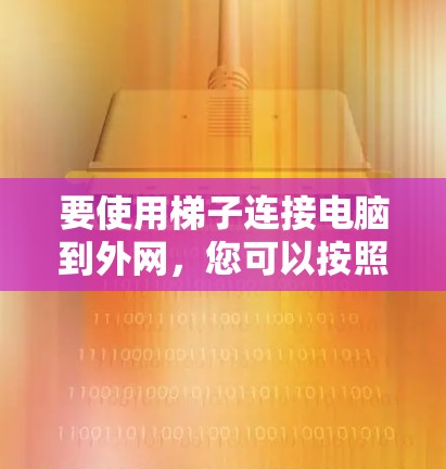 要使用梯子连接电脑到外网，您可以按照以下步骤操作