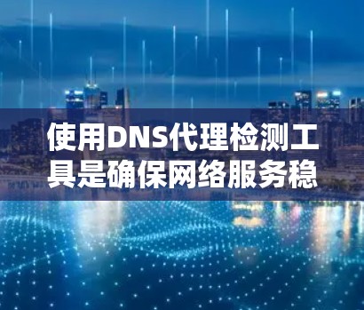 使用DNS代理检测工具是确保网络服务稳定运行的重要步骤。以下是对该过程的详细说明