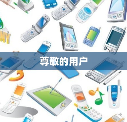 尊敬的用户