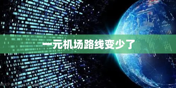 一元机场路线变少了